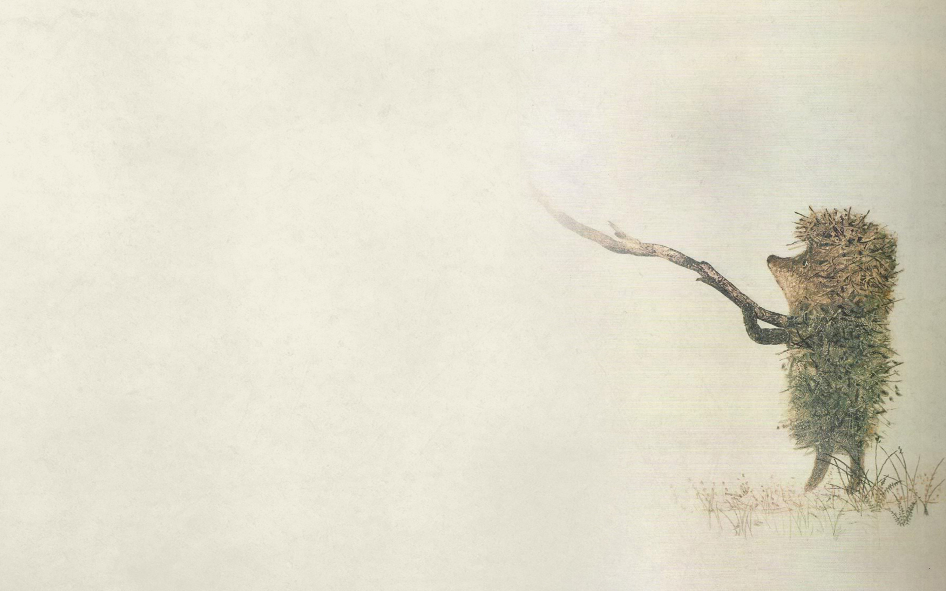 Sfondi Hedgehog In Fog Russian Cartoon 1920x1200