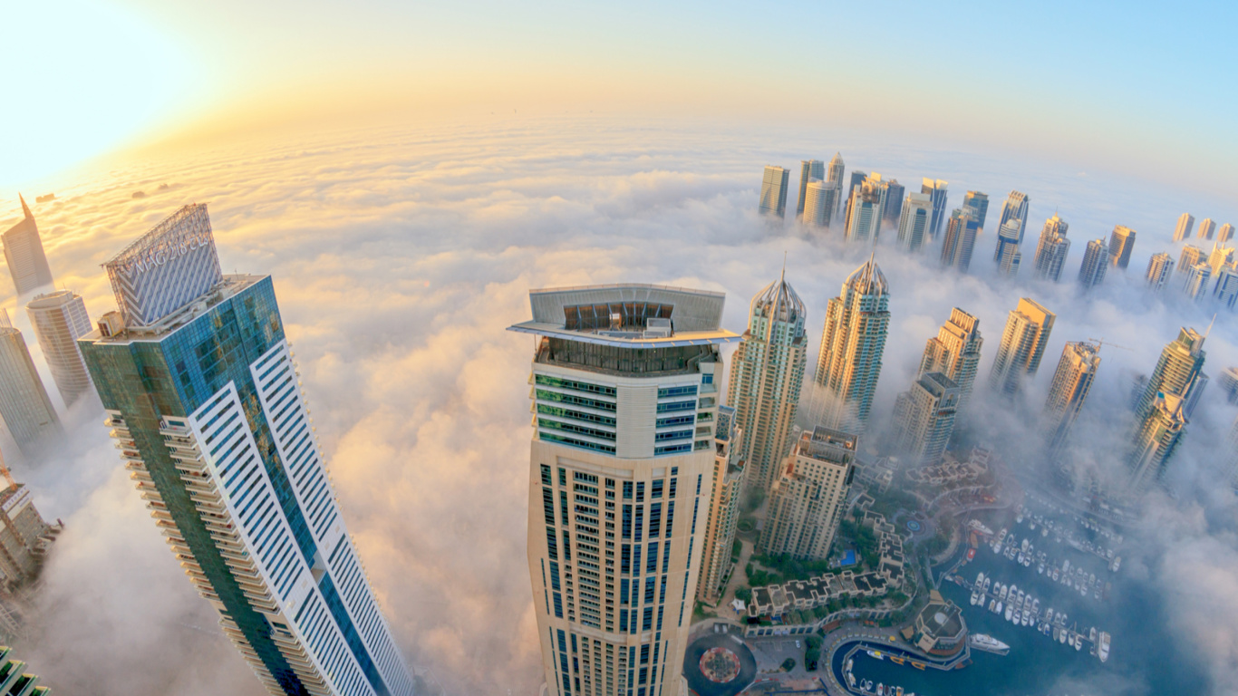 Das Dubai Best View Wallpaper 1366x768