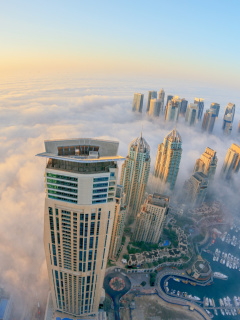 Das Dubai Best View Wallpaper 240x320