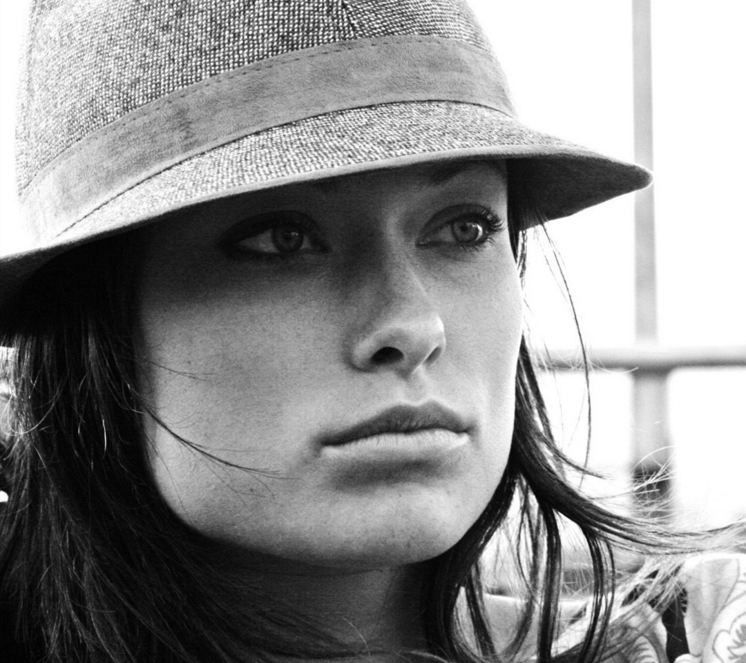 Olivia Wilde Wearing Hat wallpaper 1080x960