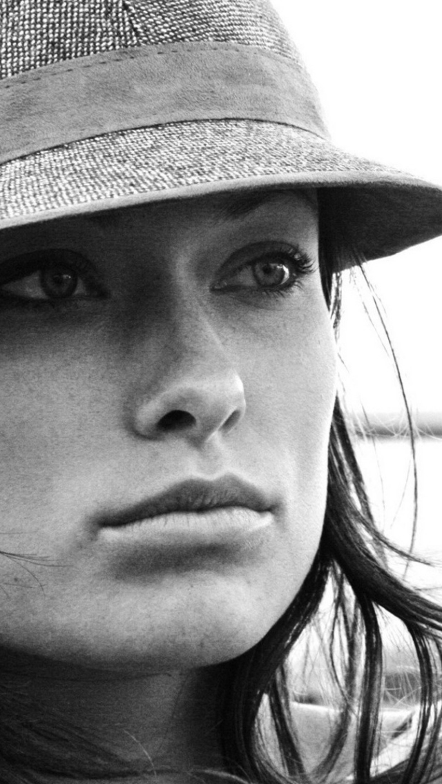 Olivia Wilde Wearing Hat screenshot #1 640x1136