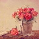 Обои Vintage Roses 128x128