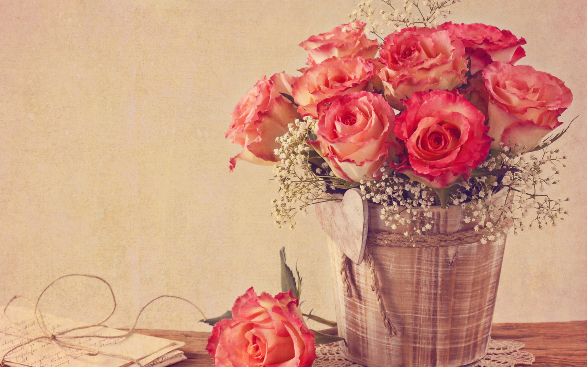 Screenshot №1 pro téma Vintage Roses 1920x1200
