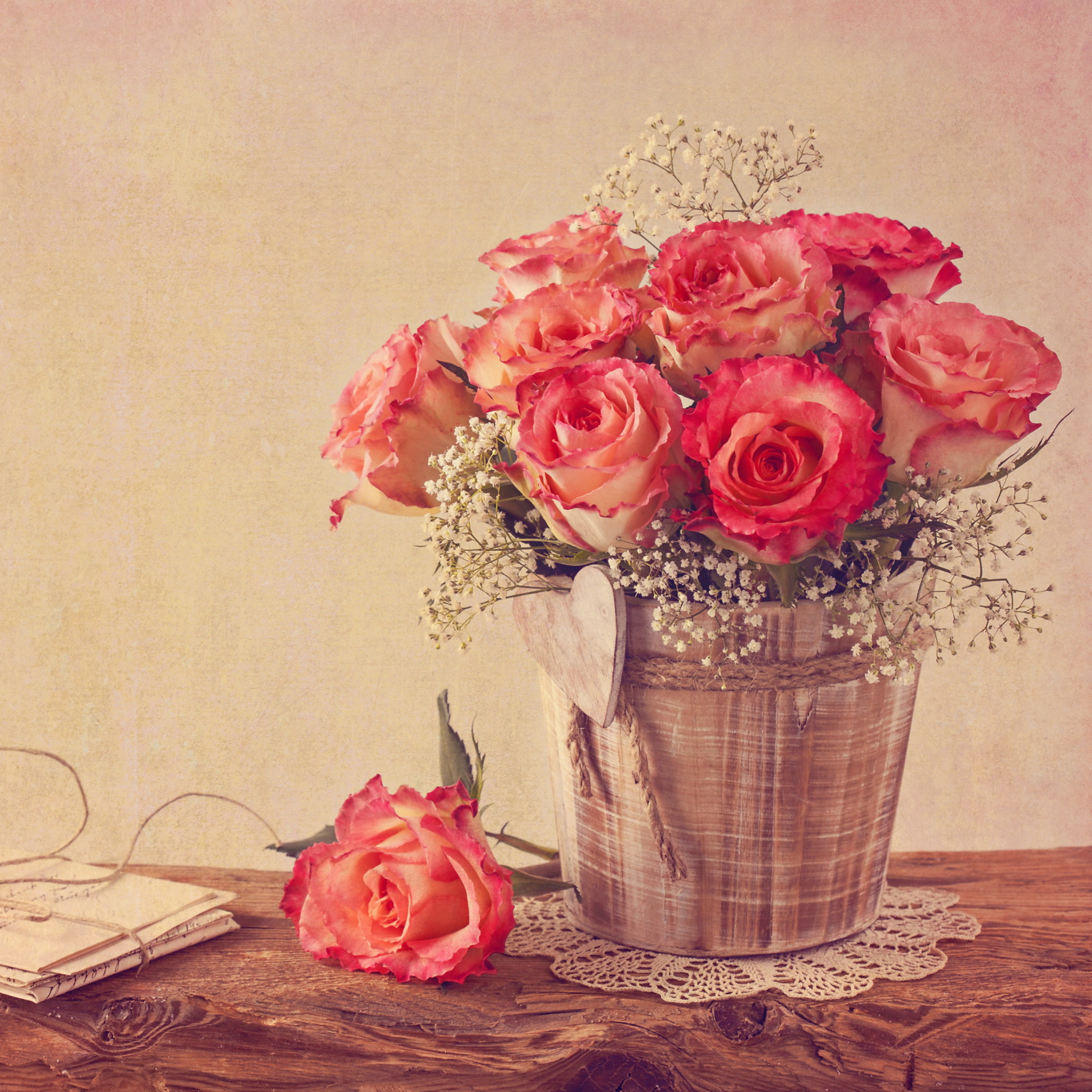 Screenshot №1 pro téma Vintage Roses 2048x2048