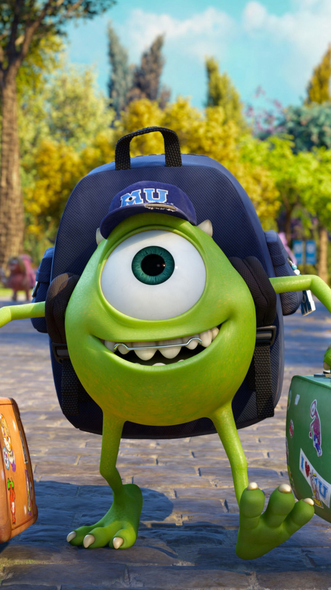 Das Monsters Uiversity Disney Pixar Wallpaper 1080x1920