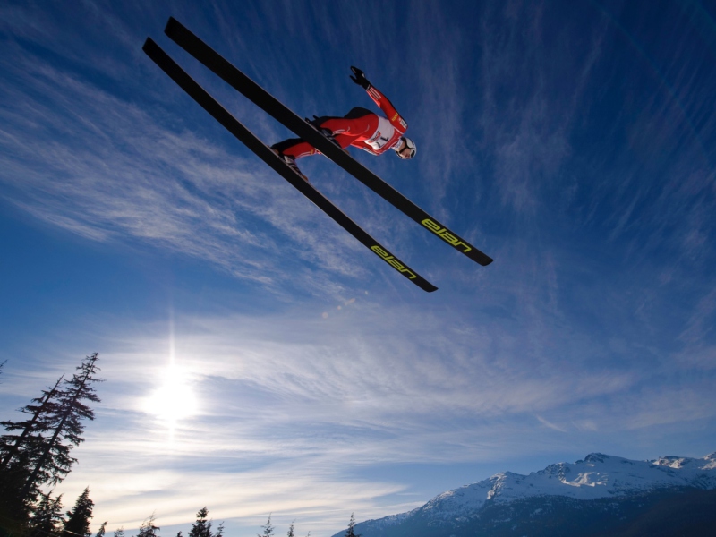 Skiing Jump screenshot #1 800x600