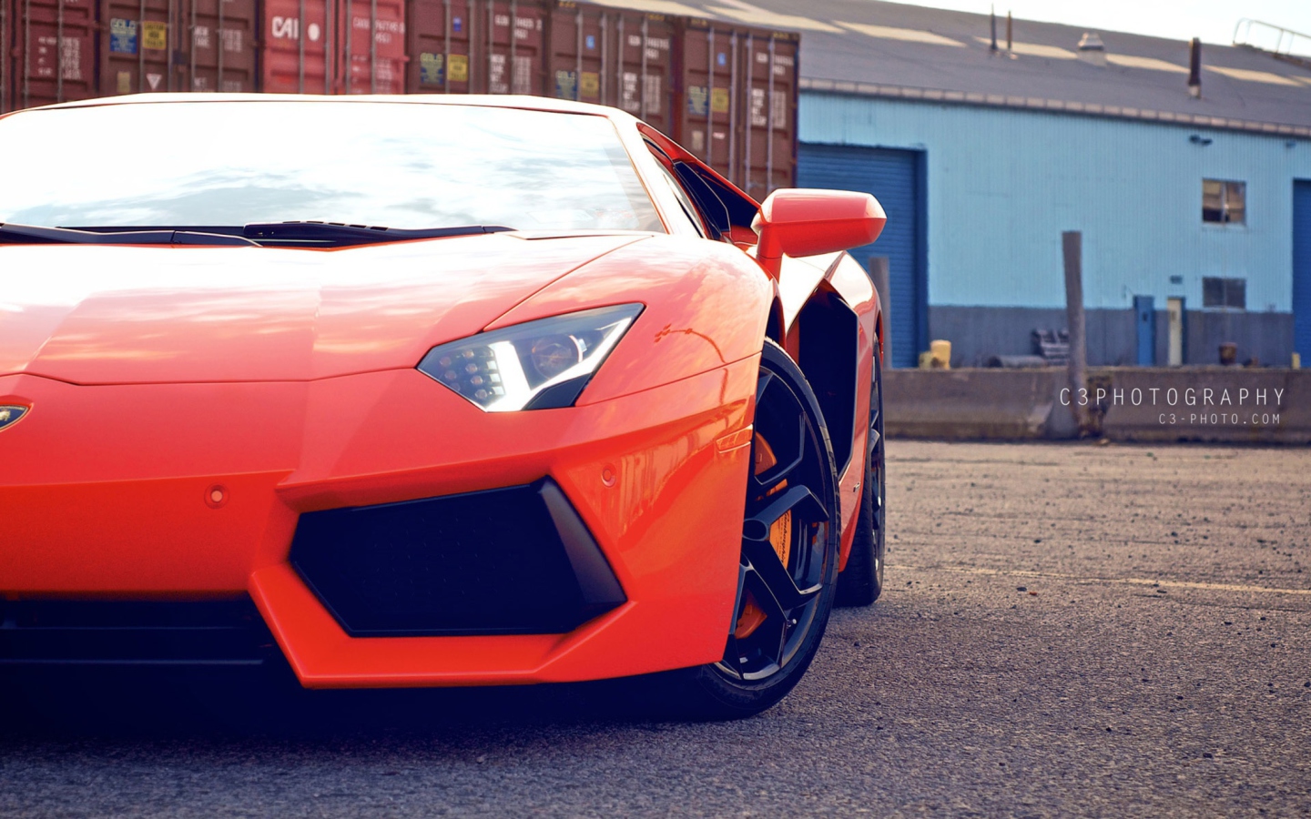 Das New Lamborghini Aventador Wallpaper 1440x900