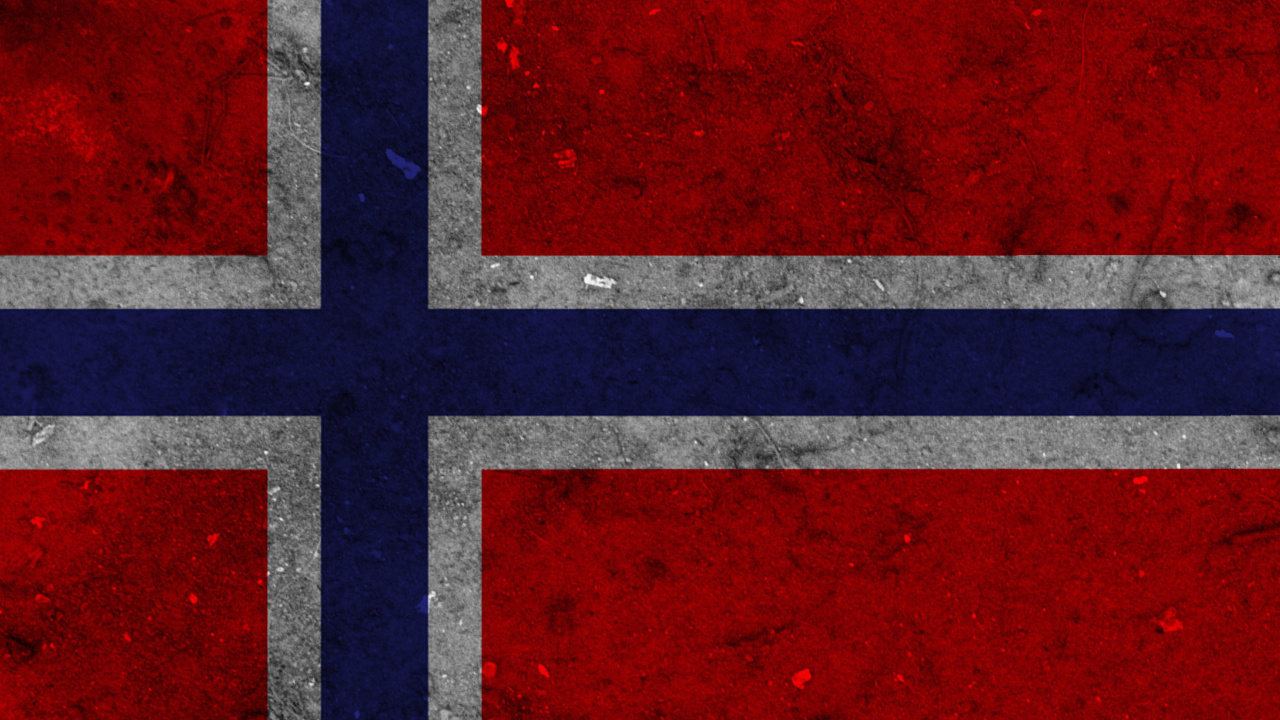 Norway Flag Scandinavian Cross wallpaper 1280x720