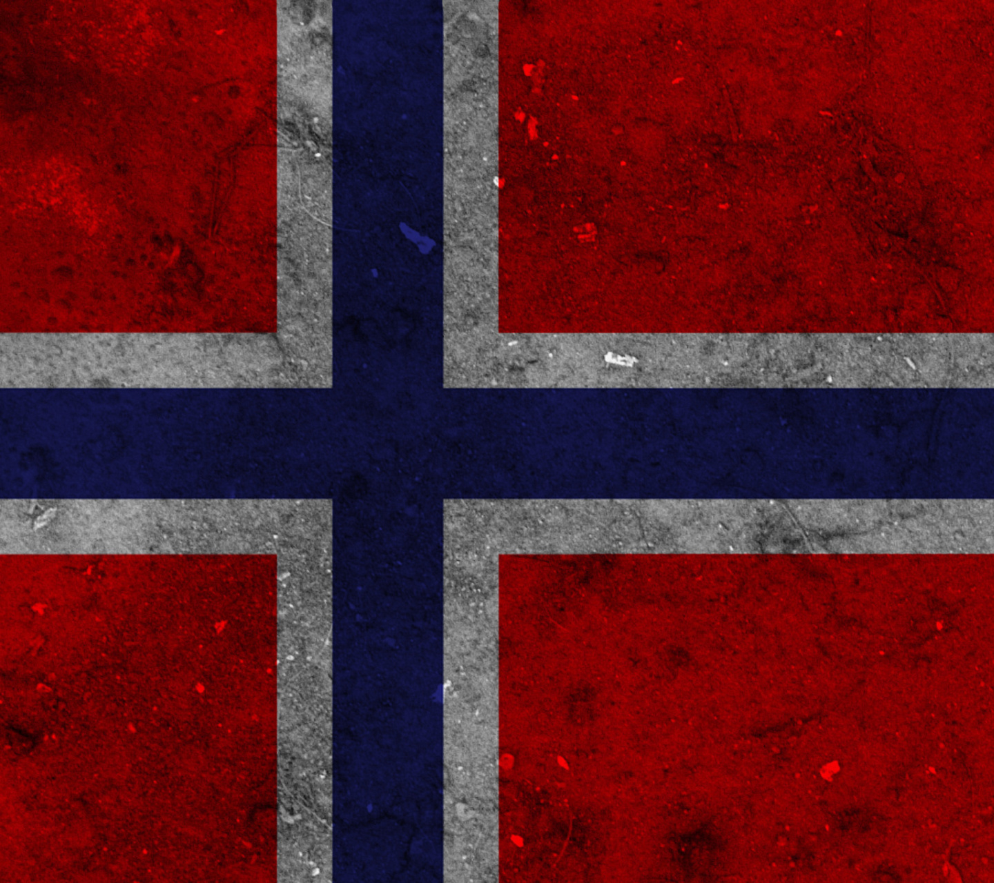 Norway Flag Scandinavian Cross wallpaper 1440x1280