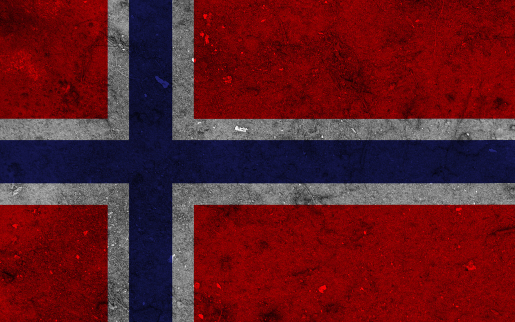Norway Flag Scandinavian Cross wallpaper 1680x1050