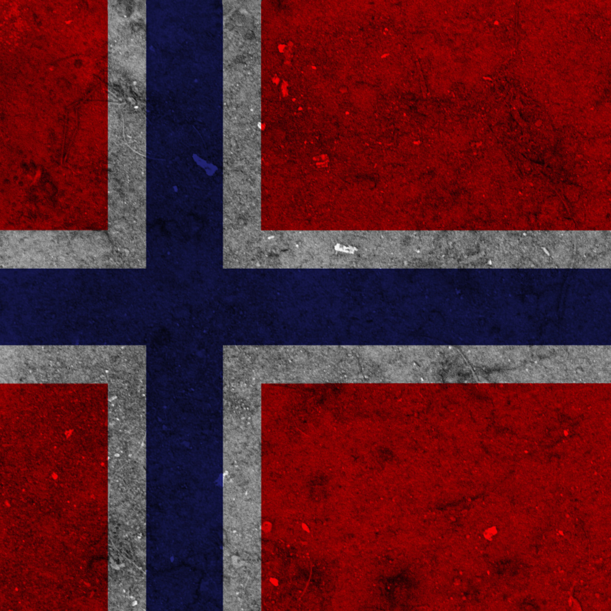 Norway Flag Scandinavian Cross wallpaper 2048x2048