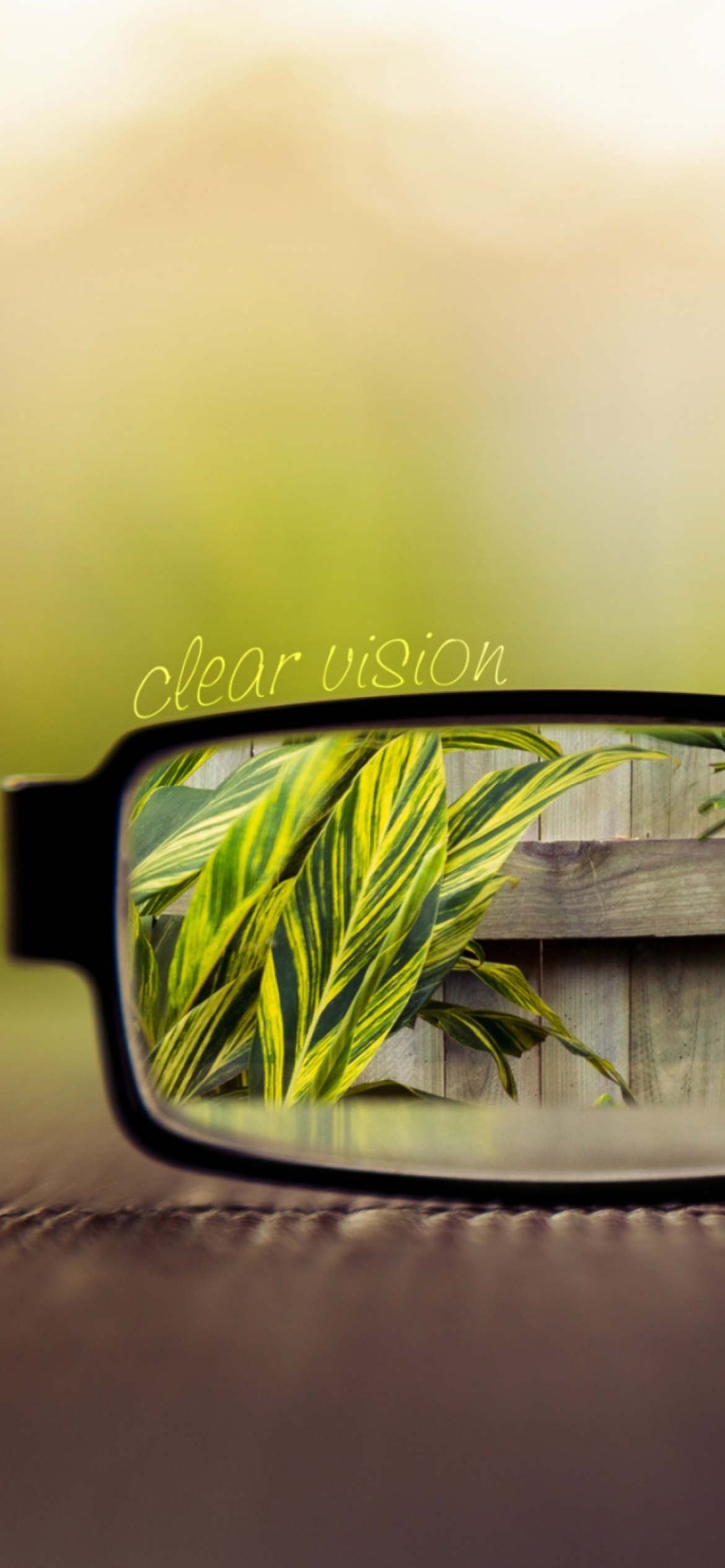 Clear Vision wallpaper 1170x2532
