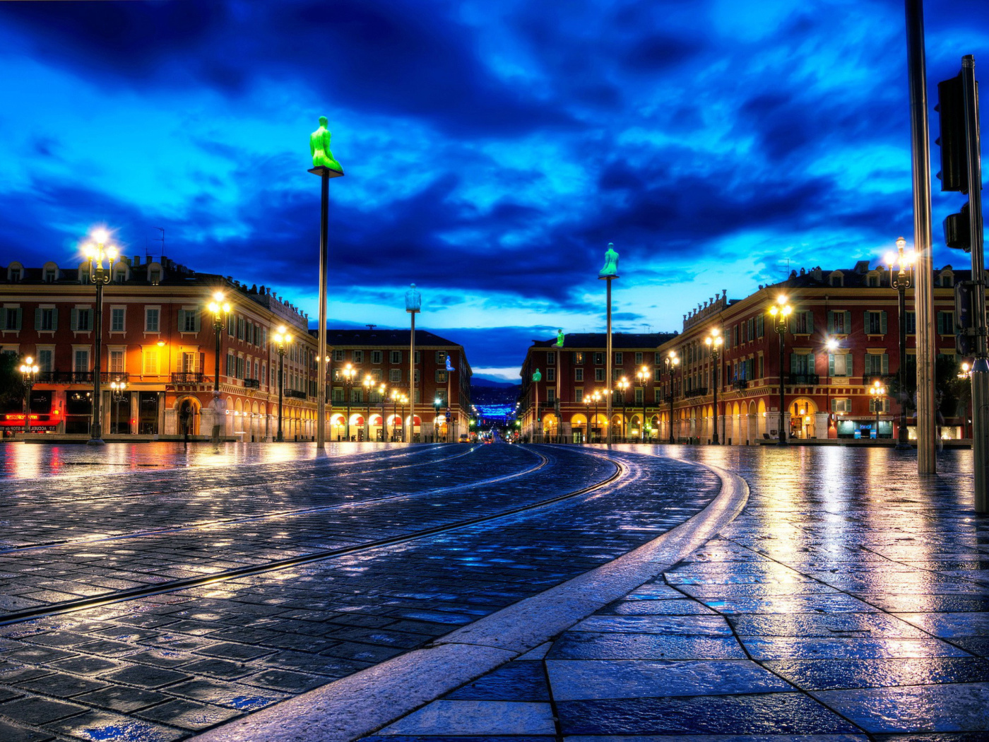 Nice, France, French Riviera wallpaper 1400x1050