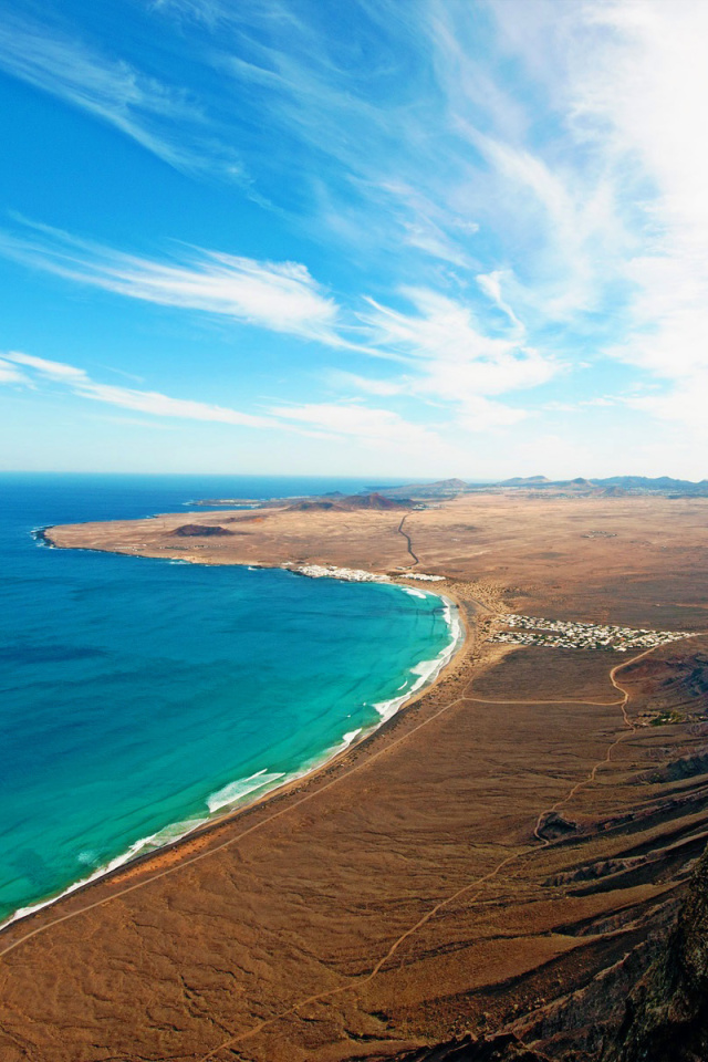 Fondo de pantalla Lanzarote, Canary Islands 640x960