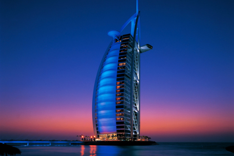 Обои Dubai Hotel 480x320