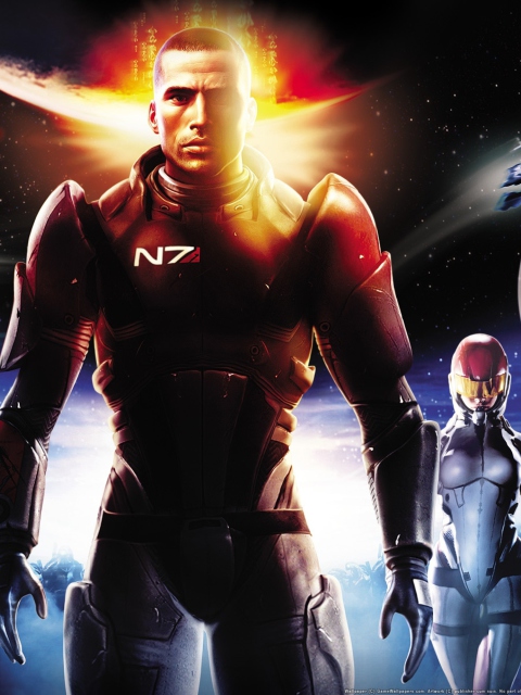 Das Mass Effect Wallpaper 480x640