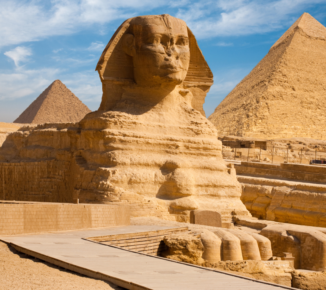 Das Egyptian Pyramids Wallpaper 1080x960