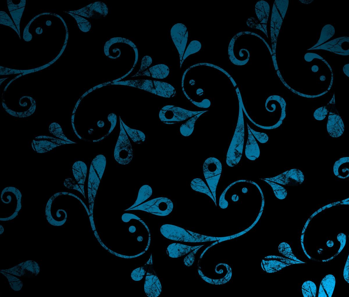 Fondo de pantalla Dark Blue Pattern 1200x1024