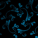 Das Dark Blue Pattern Wallpaper 128x128