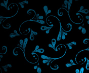 Обои Dark Blue Pattern 176x144