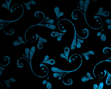Das Dark Blue Pattern Wallpaper 220x176