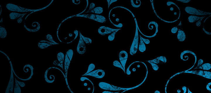 Sfondi Dark Blue Pattern 720x320