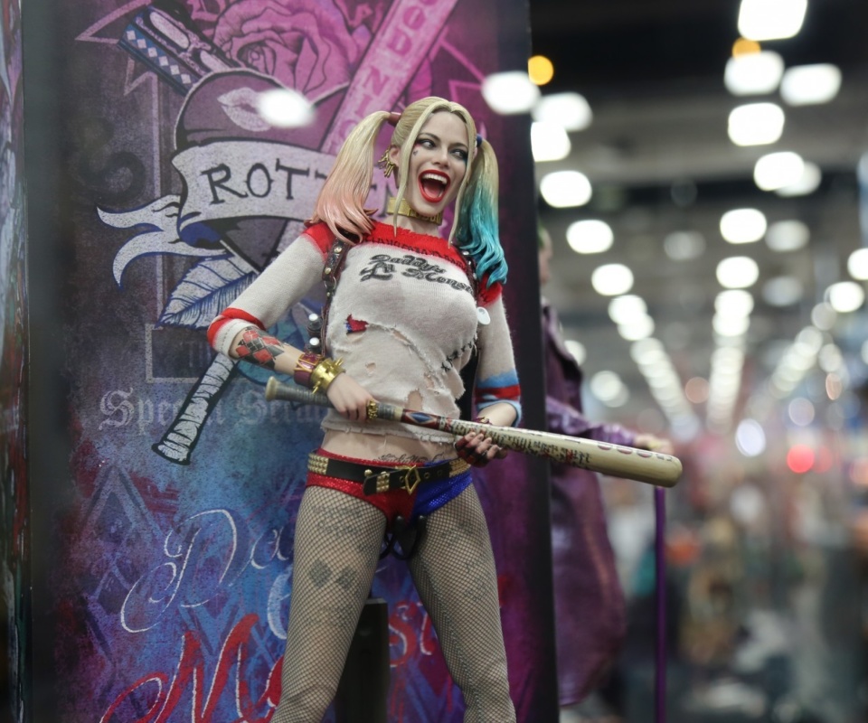 Fondo de pantalla Margot Robbie in Suicide Squad film 2016 960x800