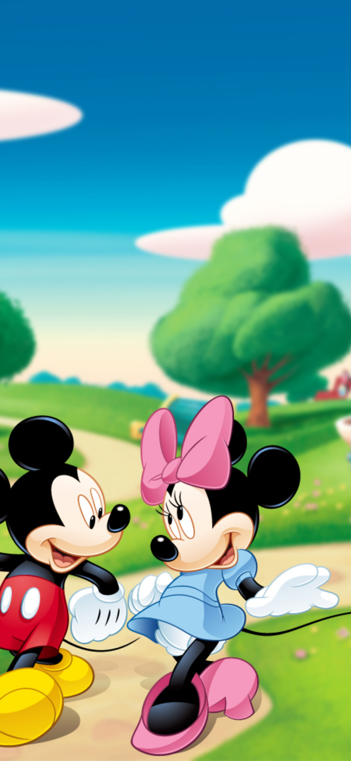 Обои Mickey And Minnie 1170x2532