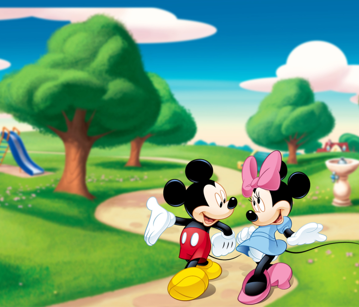 Das Mickey And Minnie Wallpaper 1200x1024