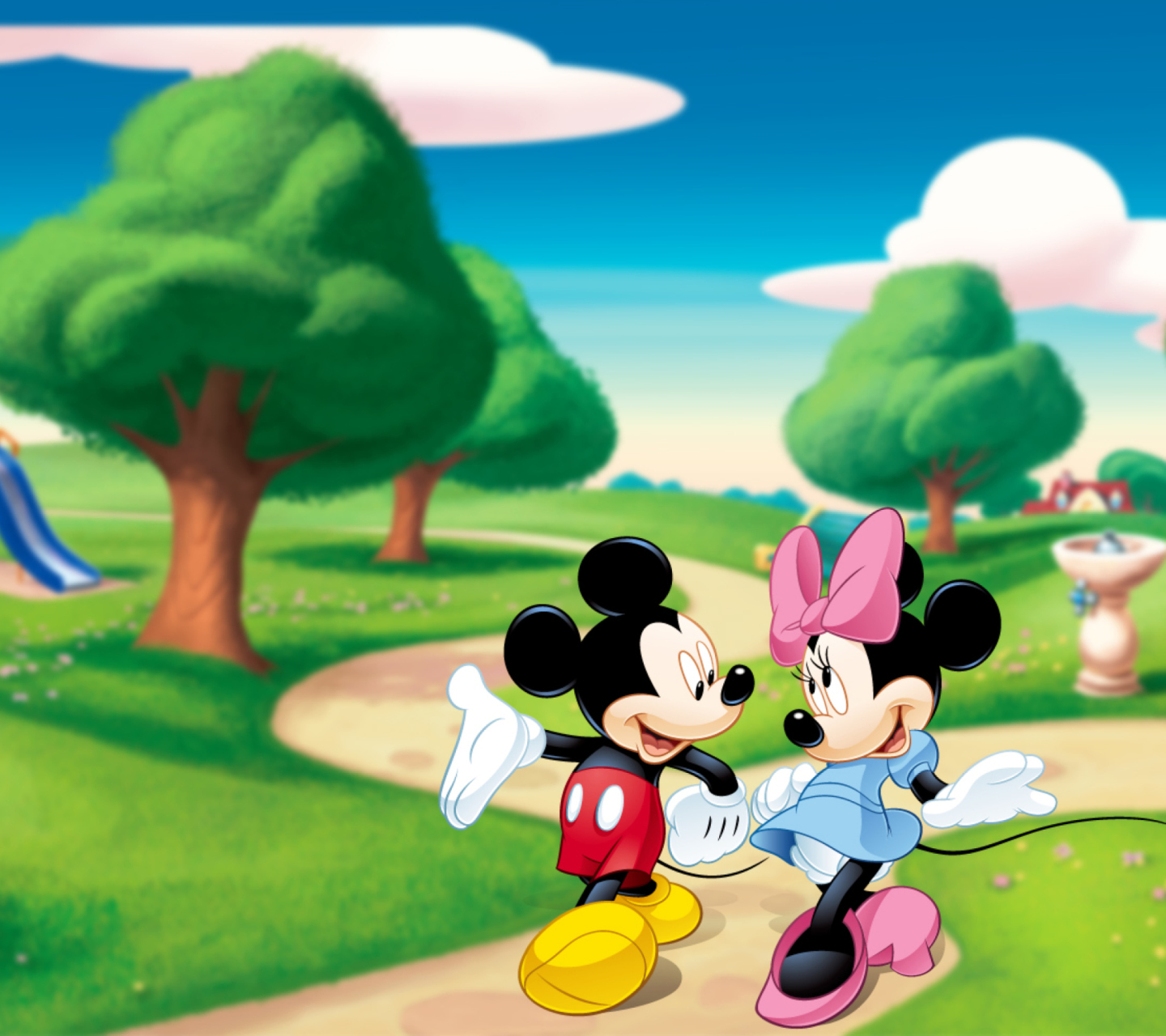 Das Mickey And Minnie Wallpaper 1440x1280