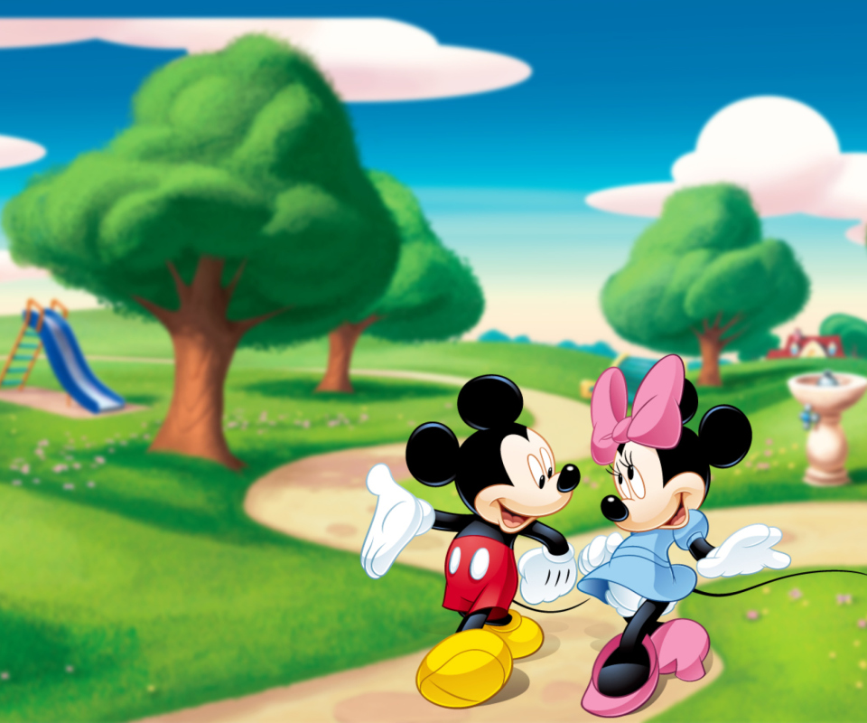 Mickey And Minnie wallpaper 960x800