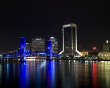 Jacksonville Skyline wallpaper 220x176