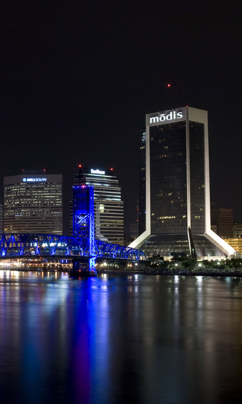 Sfondi Jacksonville Skyline 480x800