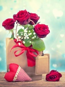 Send Valentines Day Roses wallpaper 132x176