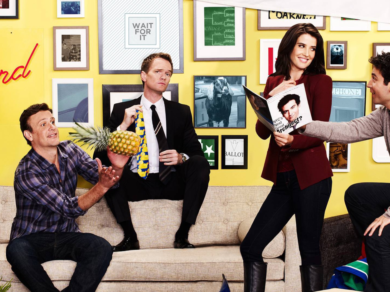 Обои How I Met Your Mother Party 1600x1200