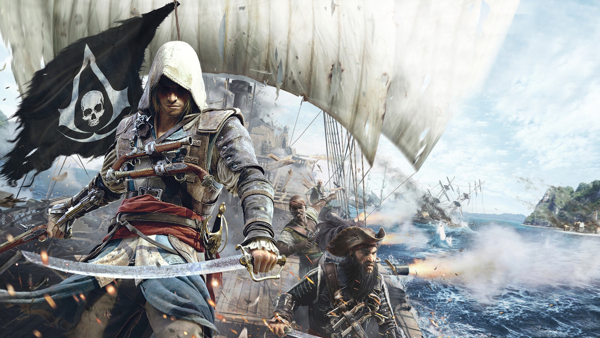 Das Assassins Creed 4 Black Flag Game Wallpaper 1920x1080