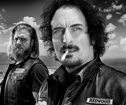 Screenshot №1 pro téma Opie and Tig in Sons of Anarchy 480x400