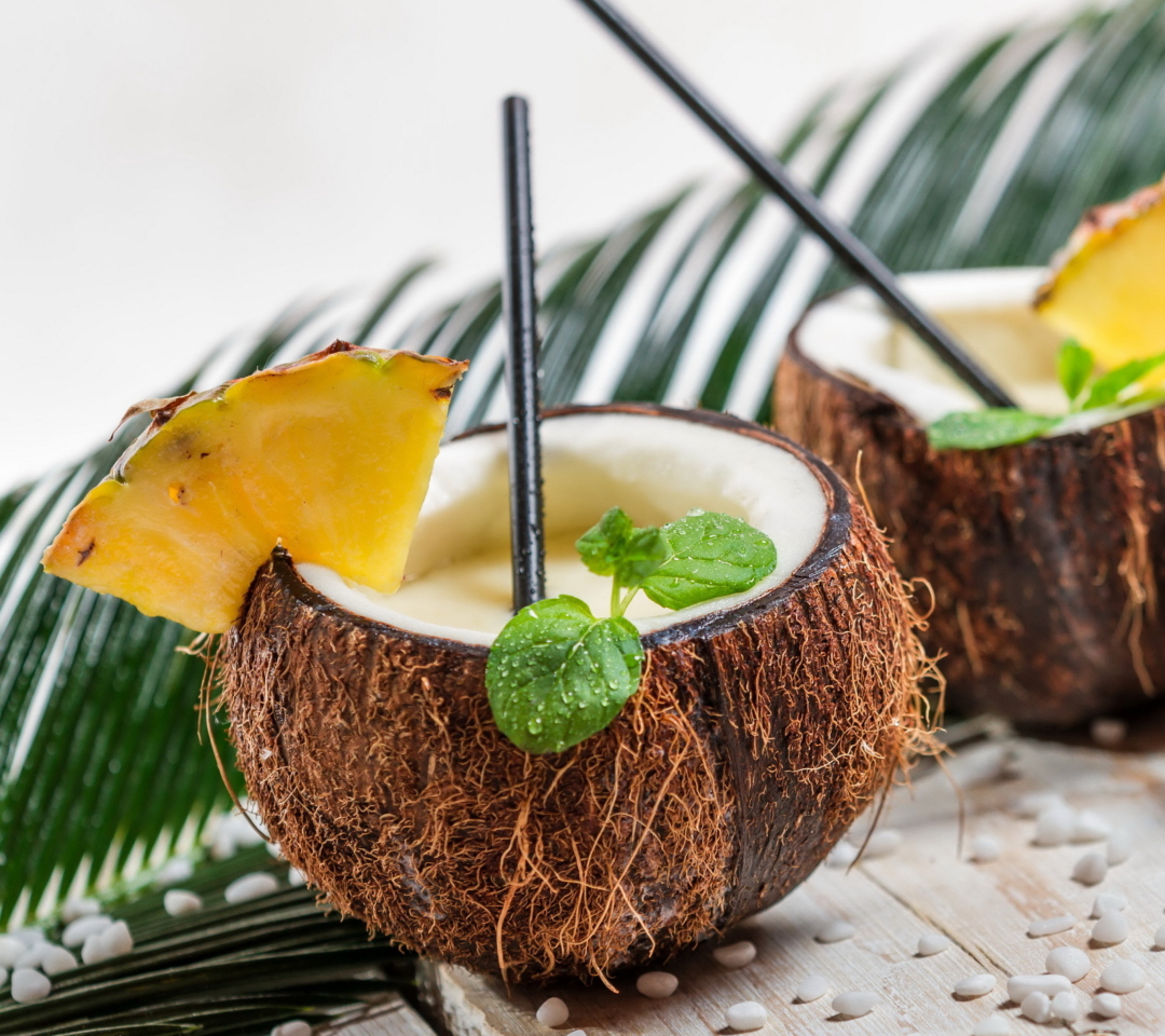 Sfondi Coconut Cocktail 1080x960
