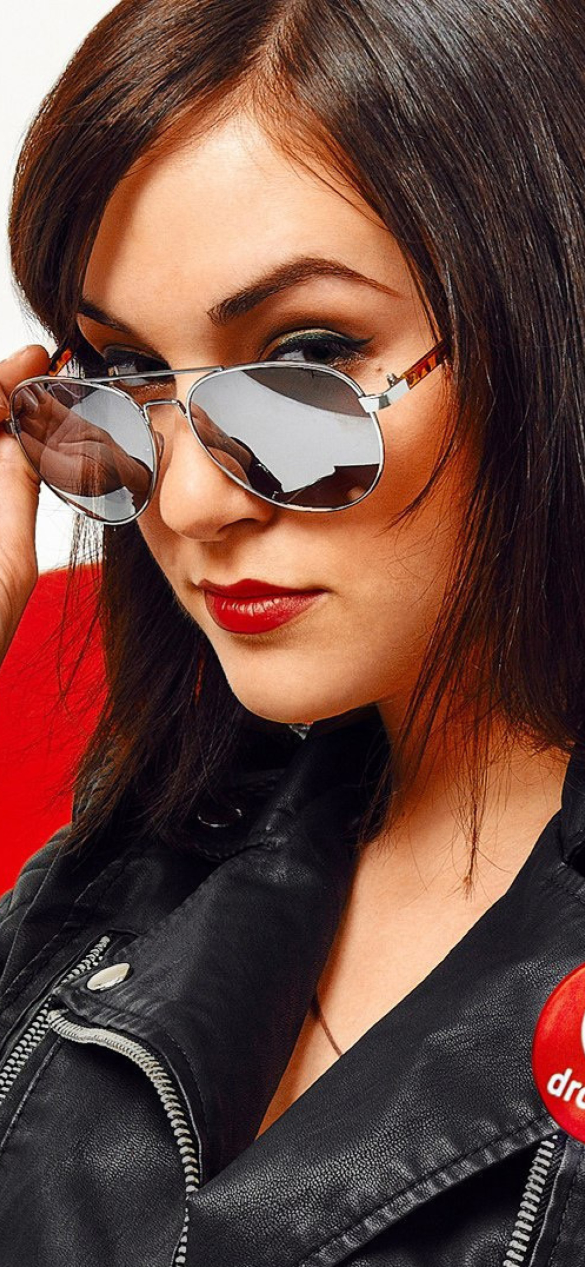 Sasha Grey in Sunglasses Wallpaper for 1170x2532