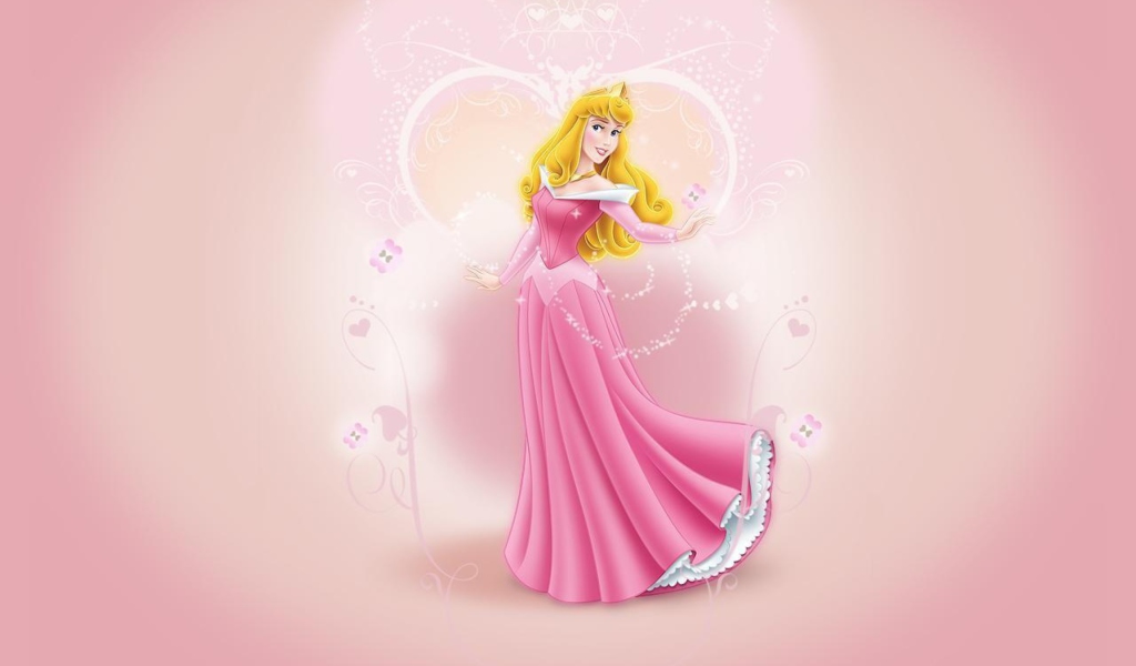 Das Princess Aurora Disney Wallpaper 1024x600