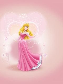 Das Princess Aurora Disney Wallpaper 240x320