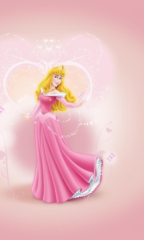 Обои Princess Aurora Disney 480x800
