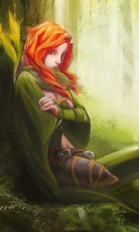 Screenshot №1 pro téma Forest Girl 480x800