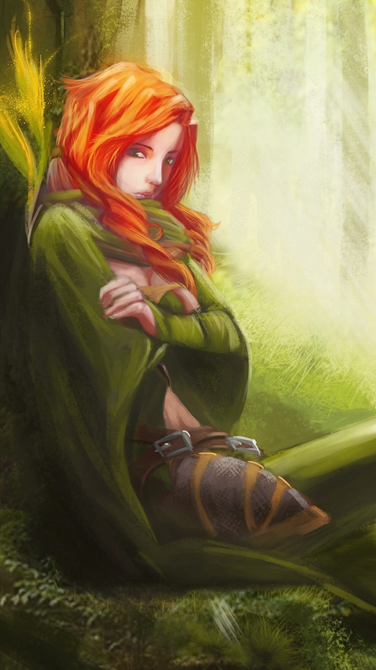 Das Forest Girl Wallpaper 750x1334