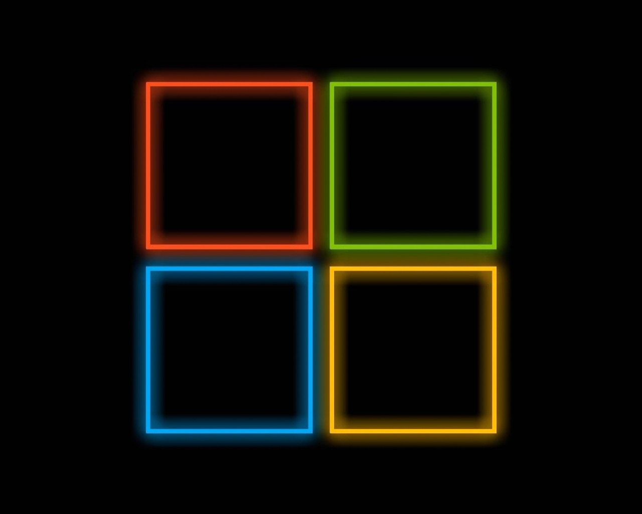 OS Windows 10 Neon screenshot #1 1280x1024