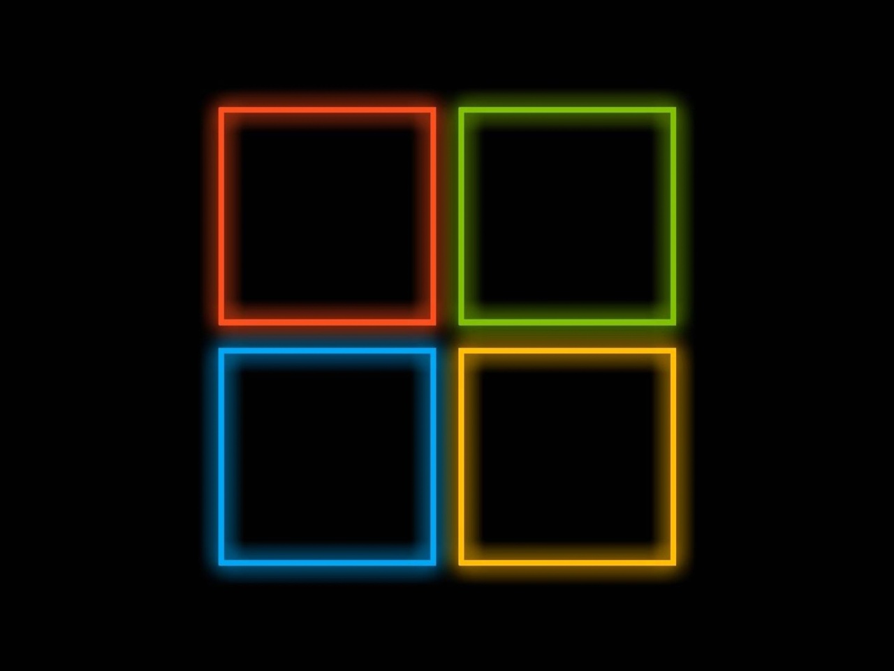 Das OS Windows 10 Neon Wallpaper 1280x960