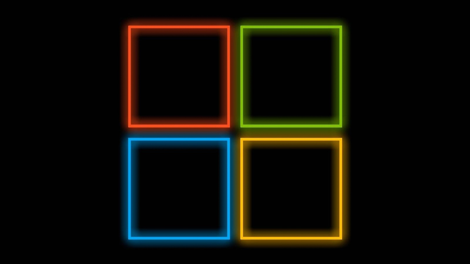 OS Windows 10 Neon screenshot #1 1600x900