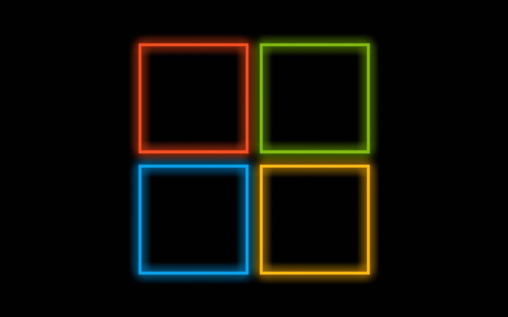 Das OS Windows 10 Neon Wallpaper 1680x1050