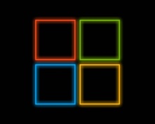 Das OS Windows 10 Neon Wallpaper 220x176