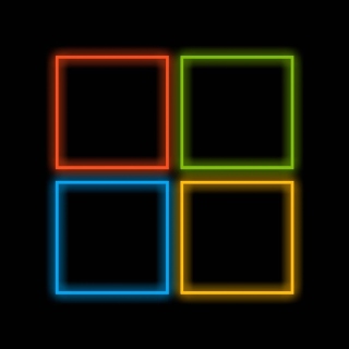 OS Windows 10 Neon - Obrázkek zdarma pro iPad Air
